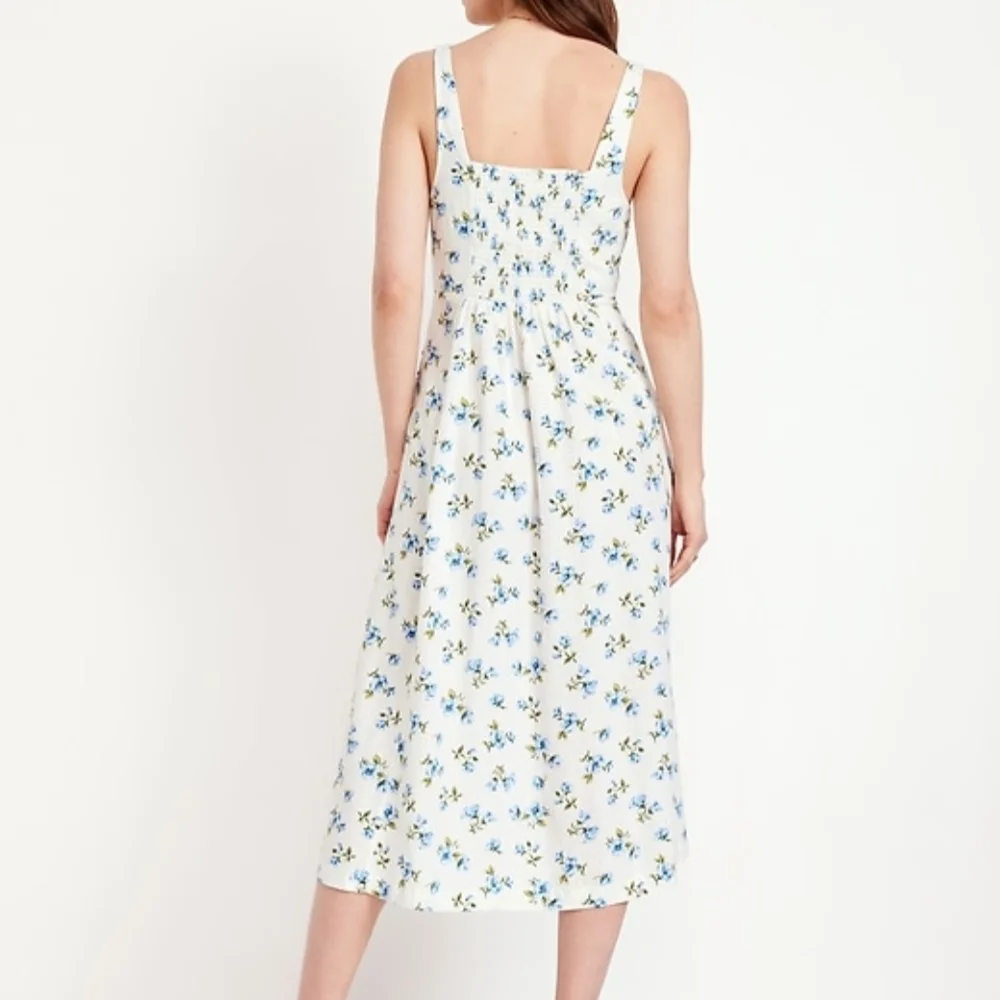 Old Navy Blue Floral Midi Dress - Picture 2 of 6